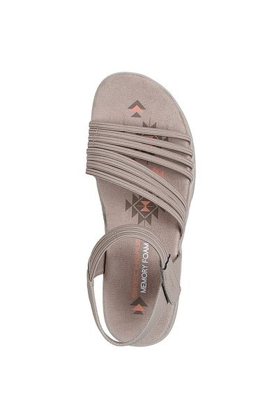 SKECHERS Sandály Skechers Reggae Slim - Kávová, Béžová, Dámské
