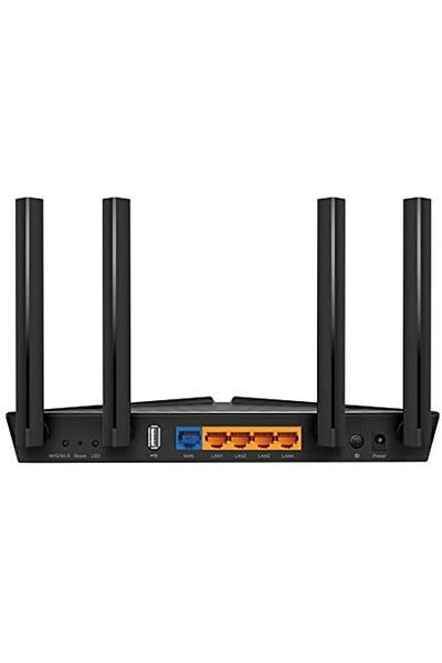 TP-LINK Archer AX20 Wi-Fi 6 AX1800 Smart Wi-Fi Router, Dual Band Gigabit Router, USB Port, Black