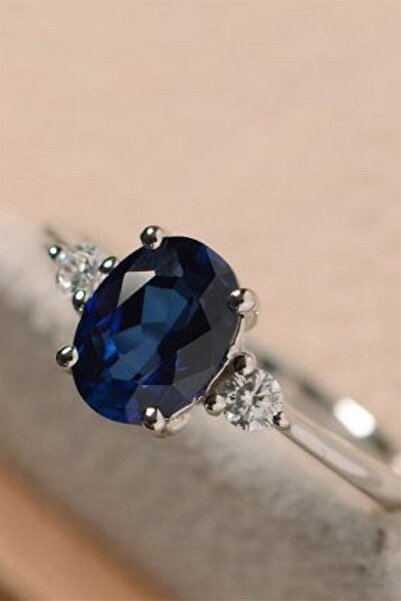 Cem Aykan Kuyumculuk LONDON BLUE TOPAZ YÜZÜK - AK0209