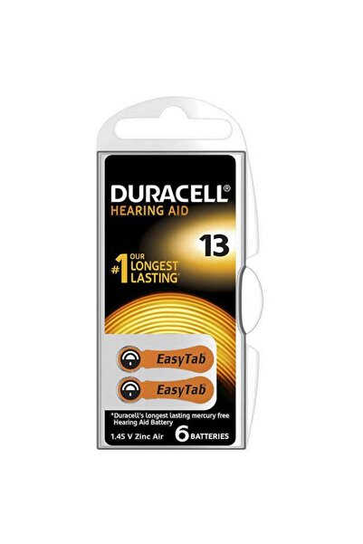 Duracell 13 No Kulaklık Pili (6'lı Paket)