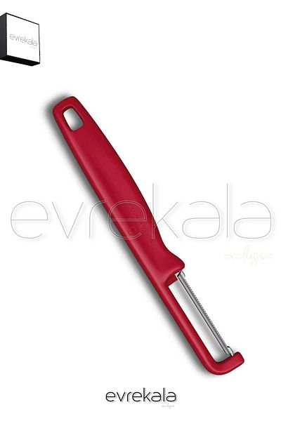 Victorinox New Evrekala Peeler Victorinox New Peeler -Authorized Evrekala- Double-Edged Saw Serrated Peeler