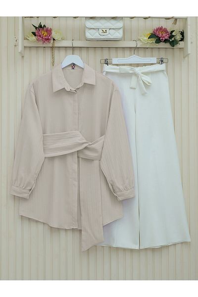 Lotus Tie at the Waist Trophy Krinkil Shirt
