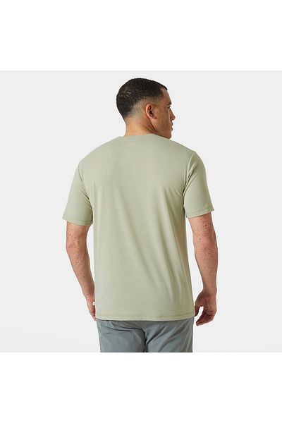 Helly Hansen Skog Recycled Graphic Men's Green Round Neck T-Shirt