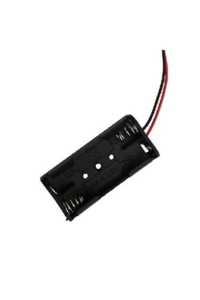 Powermaster Pil Yuvası 2'Li Yan Yana İnce AAA (IC- 233B)