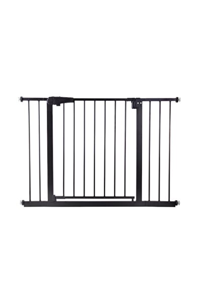 ideal STORE Safety Gate idealStore for Stairs, Adjustable 75-117 cm, Steel, Black