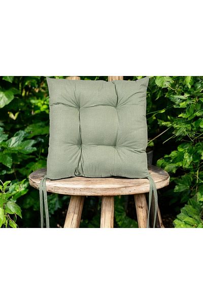 ASDİVA Pöti Square Pattern Soft Colors Chair, Picnic Cushion