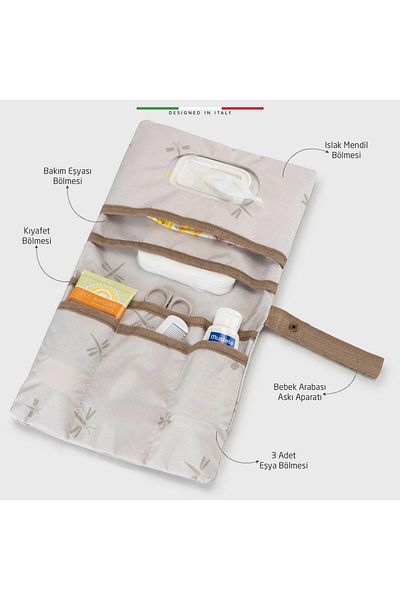 Elele Elelelife Baby Care Organizer Bag Natura Beige