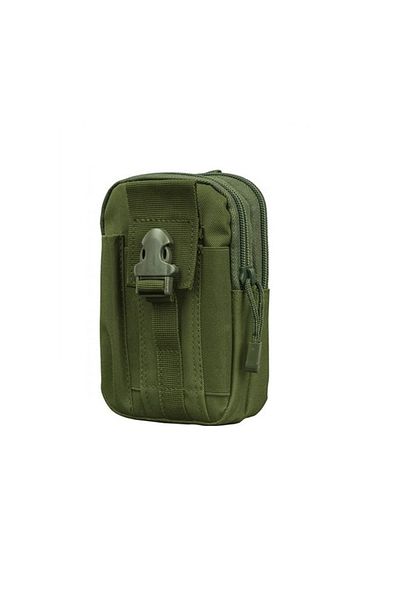 OEM Military hip belt bag, 12x18x6cm, green