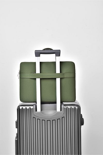 Helix - Heli Bag 15.6 Inch All in One Laptop Bag with Multiple Compartments Green