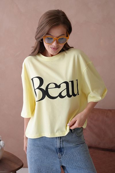 Park Karon Tricou Crop Basic imprimat