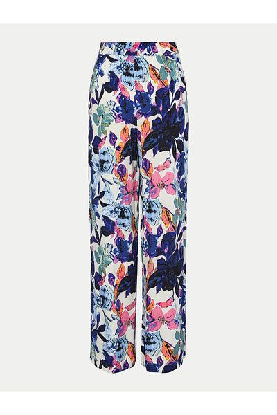 YAS Women's Fabric Trousers 26033658 Colorful