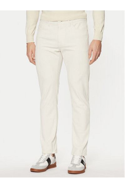 BOSS Women's Fabric Trousers 50527494 Ecru