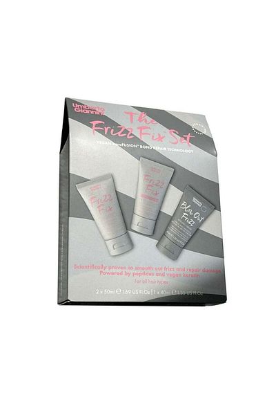 Umberto Giannini Hair set, with anti-static effect, The Frizz Fix, Umberto Giannini, 2 x 50 ml, 1 x 40 ml
