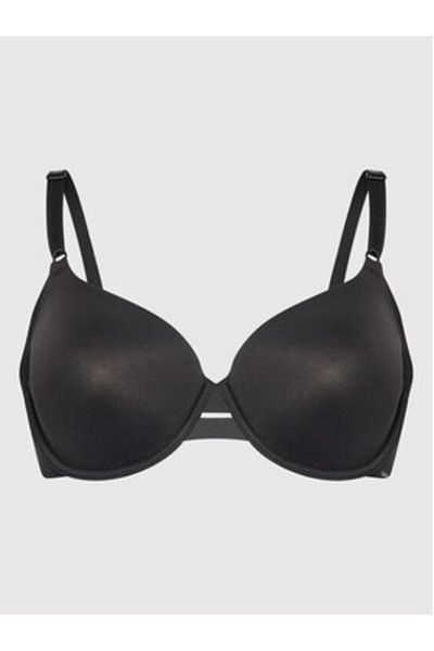 Calvin Klein Sutien fără cusături pentru femei 000QF1184E Negru