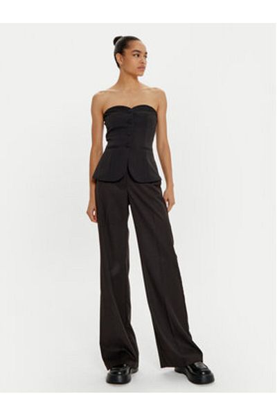 Access Fashion Women's Fabric Trousers 44-5039 Black