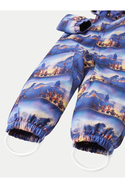 Reima Salopetă de iarnă unisex pentru copii 5100011D albastră