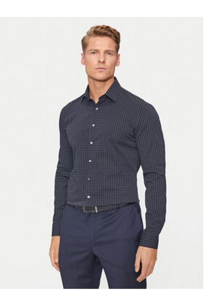 Calvin Klein Mens Shirt K10K113163 Navy Blue