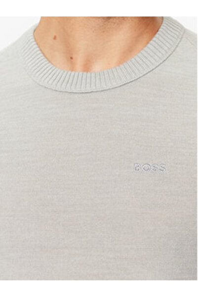 BOSS Men's Sweater 50501762 Gray