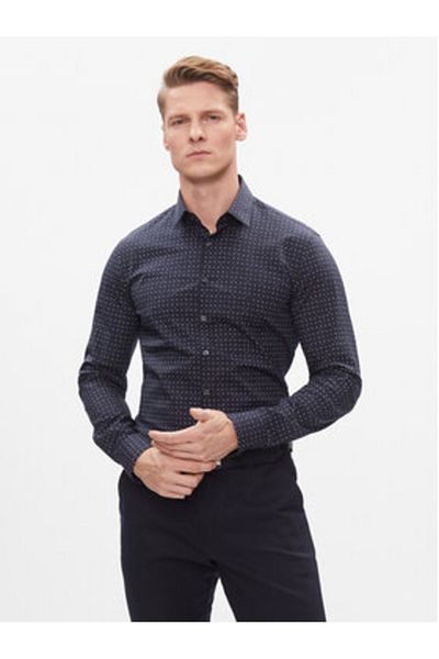 Calvin Klein Cămașă bărbătească K10K112298 Albastru marin