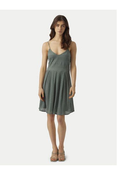 Vero Moda Rochie de vară pentru femei vero moda 10220925 Verde