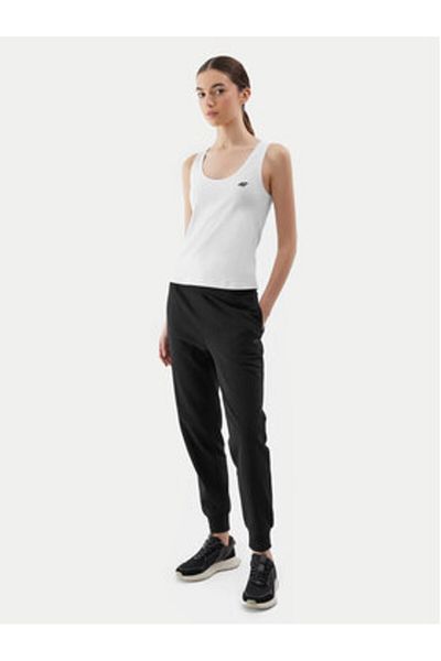 4F Top pentru femei 4FWSS24TSLEF041 Alb
