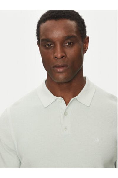 Calvin Klein Men's Polo K10K114465 Ecru