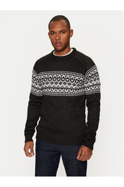 Brave Soul Men's Sweater MK-517ERICKSON Black