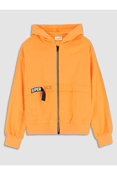 Coccodrillo Hanorac pentru fete WC3132401DRK Portocaliu