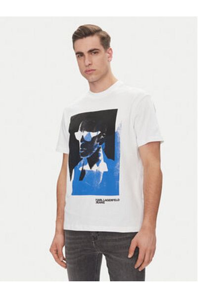 Karl Lagerfeld Tricou bărbătesc A2M17036 Alb