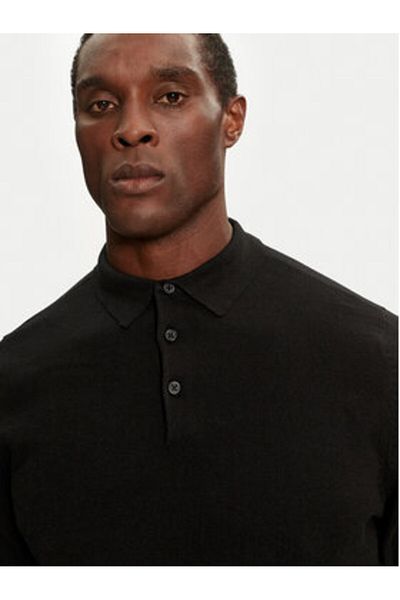 Brave Soul Men's Sweater MK-273PLACKET Black