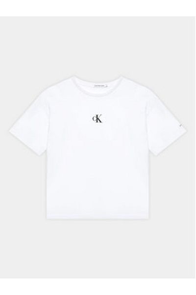 Calvin Klein Jeans Tricou pentru fete IG0IG02136 Alb