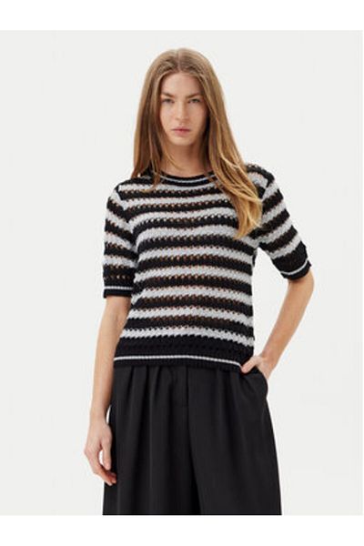 Artigli Pulover de damă ACMA001895 Negru, Argintiu