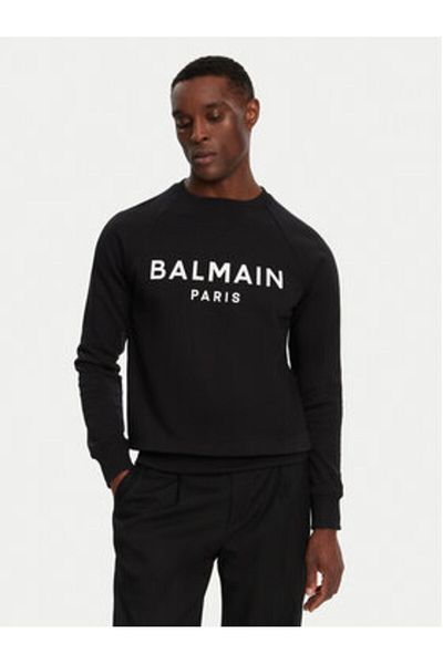 BALMAIN Mens Sweatshirt DH1JQ005BB65 Black