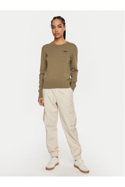 Aeronautica Militare Women's Sweater 242MA1502DL506 Green