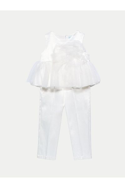 Abel & Lula abel lula Girl Set top and pants 5235 White