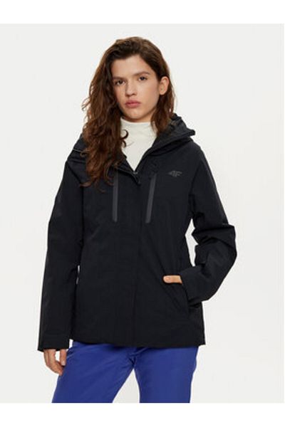 4F Women's Ski Jacket 4FWAW24TTJAF593 Black
