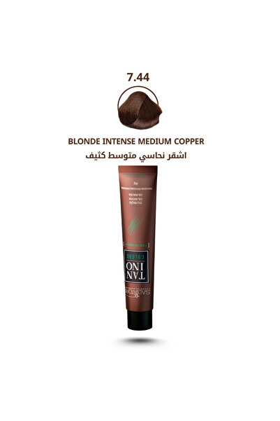 TANINO صبغة شعر أشقر نحاسي متوسط مكثف بدرجة 7.44