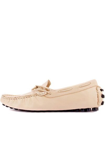 SailLakers - Beige Leather Men's Loafer 101-3791-11169