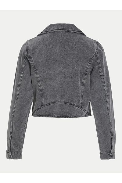 VILA Women's Denim Jacket 14104772 Gray