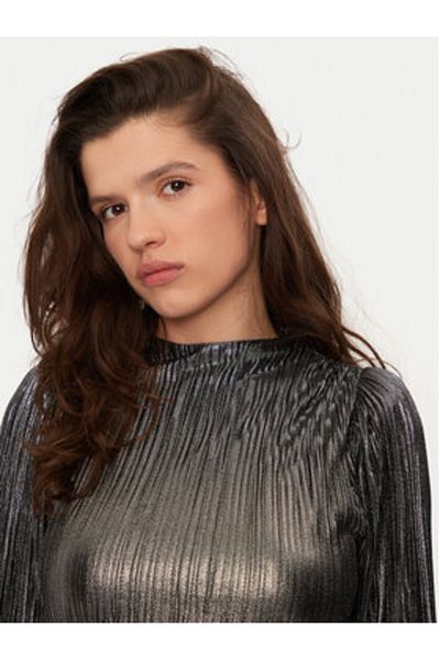 Bruuns Bazaar Rochie de cocktail pentru femei BBW3707 argintie
