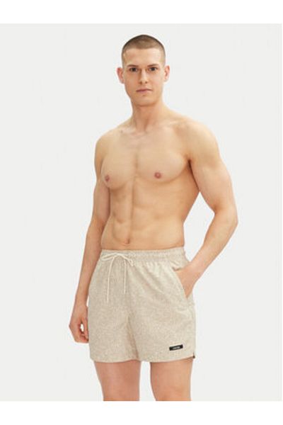 Calvin Klein Pantaloni scurți de baie pentru bărbați KM0KM01120 bej