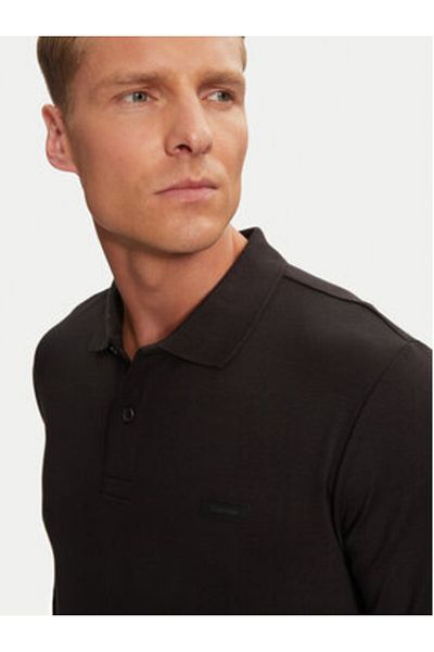 Calvin Klein Polo pentru bărbați K10K112750 Negru