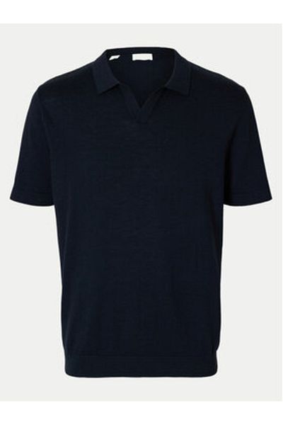 Selected Homme selected homme Polo bărbătesc 16096197 Albastru marin