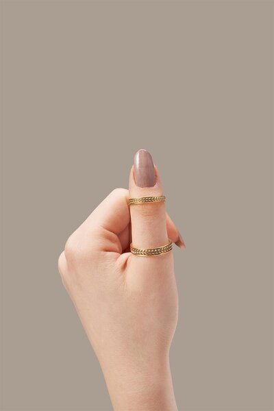 Cem Aykan Kuyumculuk Başak Model Çift Alyans Yüzük - Ak763