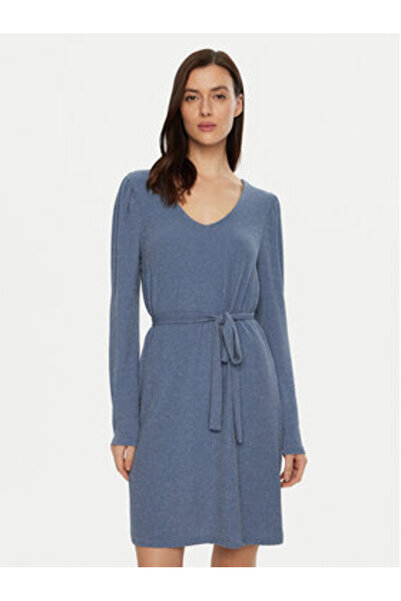 VILA vila Rochie tricotată pentru femei 14100741 Albastru deschis