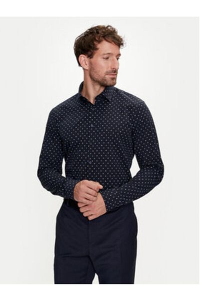 Calvin Klein Cămașă bărbătească K10K113168 Bleumarin