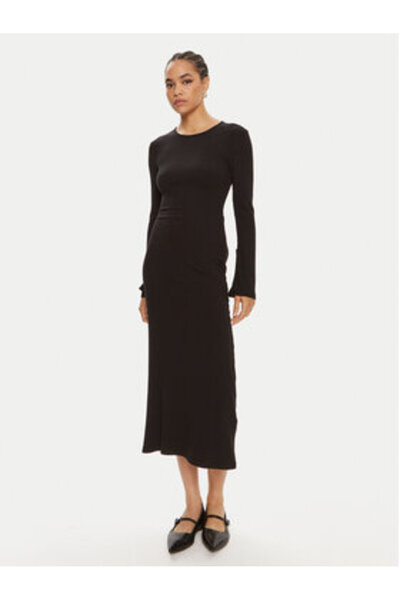 Bruuns Bazaar Rochie tricotată pentru femei BBW3979 neagră