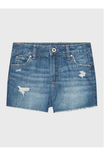 Pepe Jeans Girl Jeans Shorts PG800783MR1 Blue