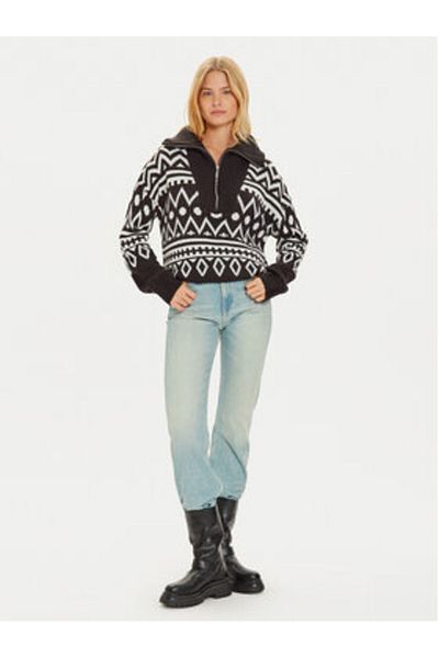 Brave Soul Women's Sweater LK-230NAVHO Black