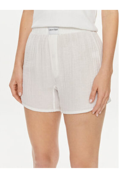Calvin Klein underwear Women's Material Shorts 000QS7139E White